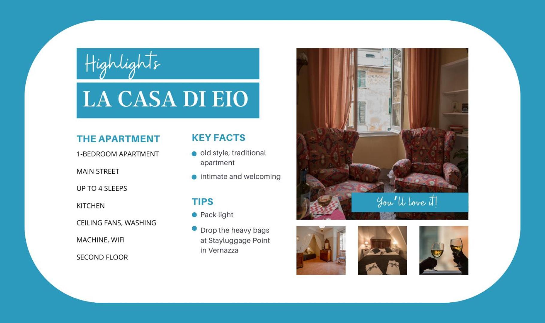 La Casa Di Eio Lejlighed Vernazza Eksteriør billede
